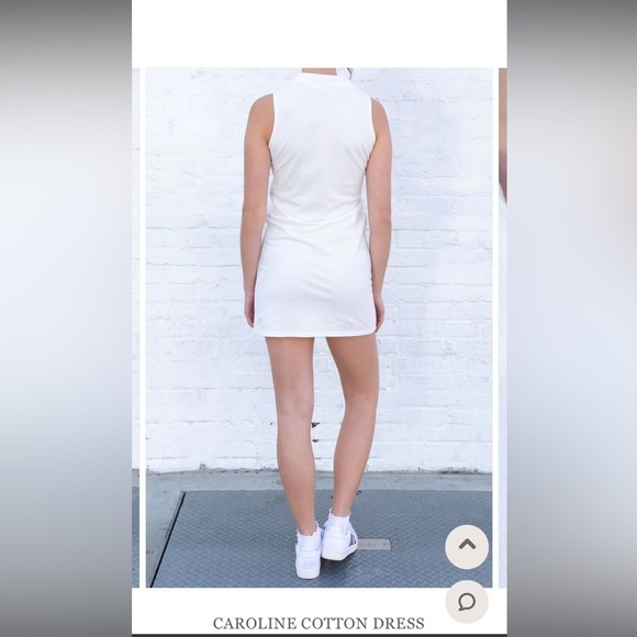White Brandy Melville Caroline Polo Dress - Picture 8 of 9